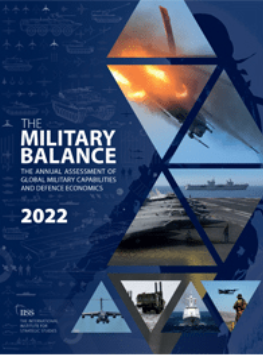 IISS Cover of 'The Military Balance 2022'.
