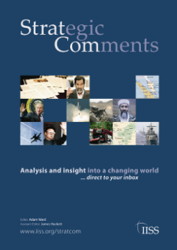 IISS book cover of 'Strategic Comments'.