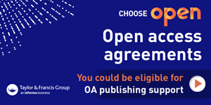 Choose Open Access agreements blue banner