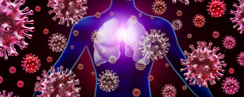 Respiratory disease entering the lungs