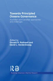 cover of open access book called towards principled oceans governance