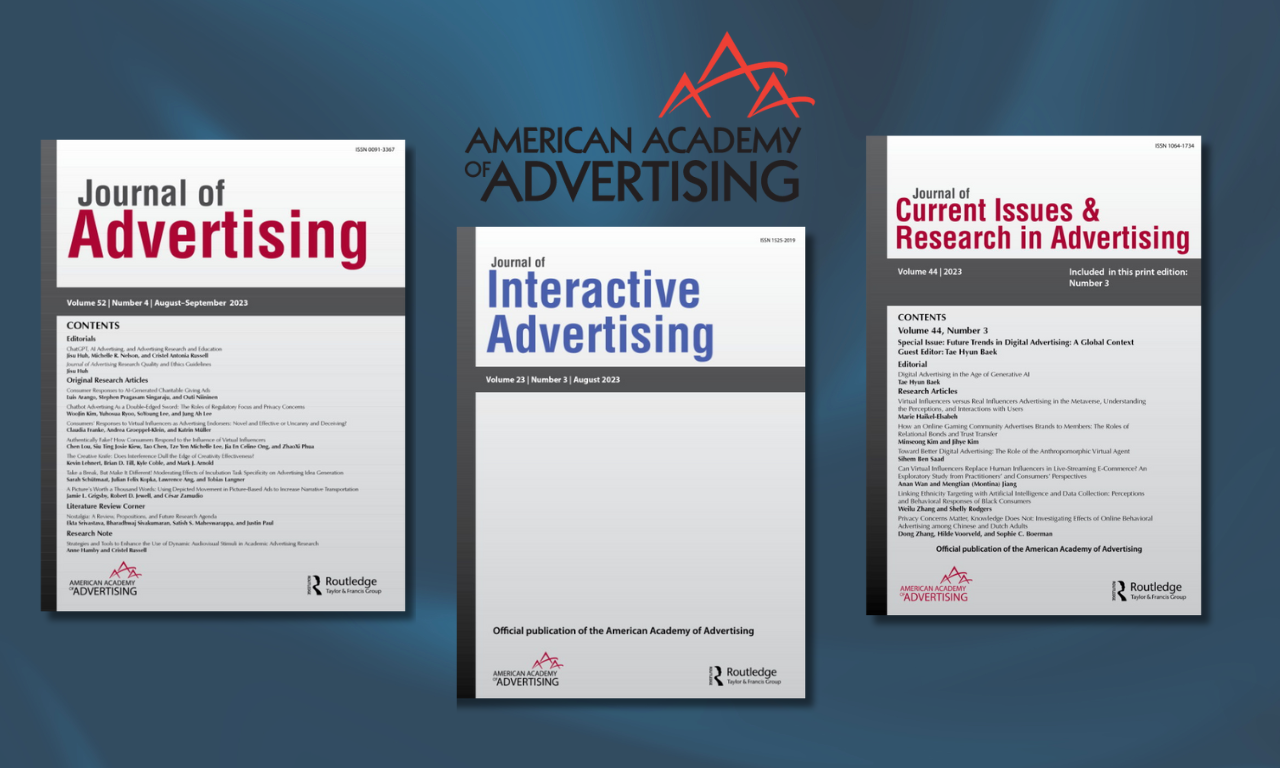 American Academy of Advertising journals