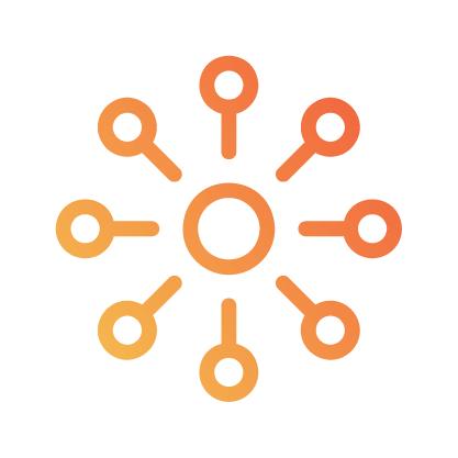 Graphic design interpretation of connection
