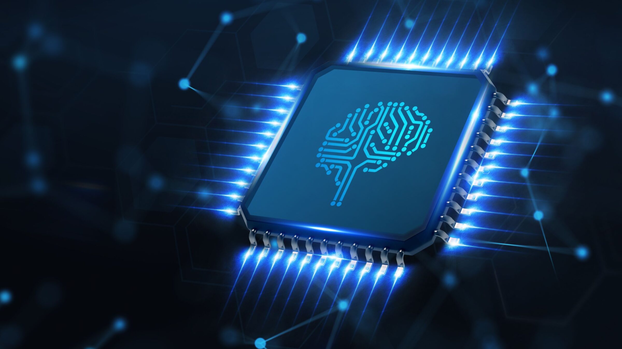 Close up of AI microchip | Physical Sciences & Engineering