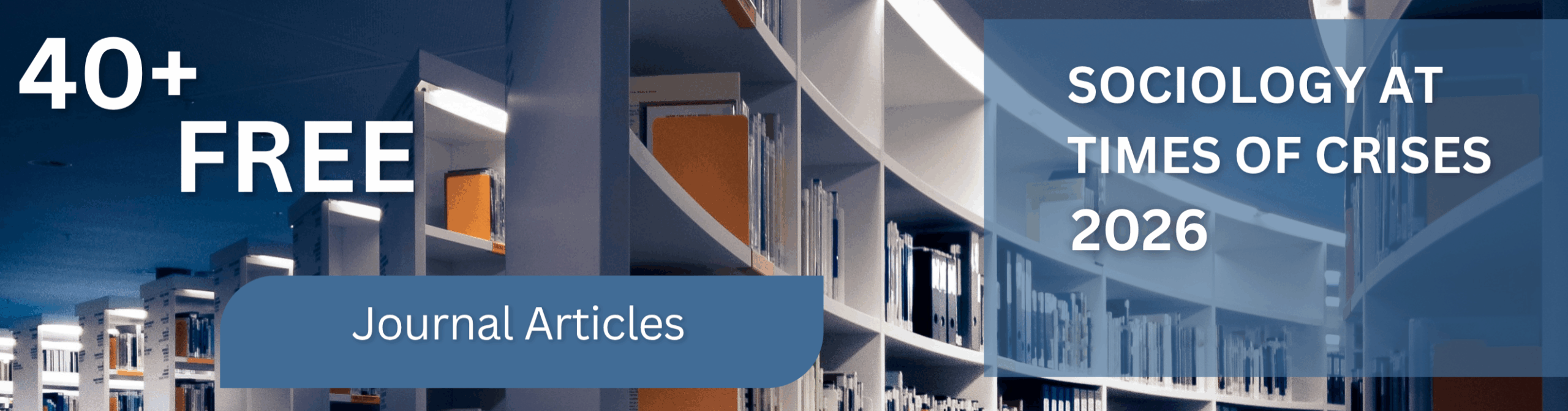 Sociology article collection page banner.