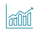 Bar chart icon. 