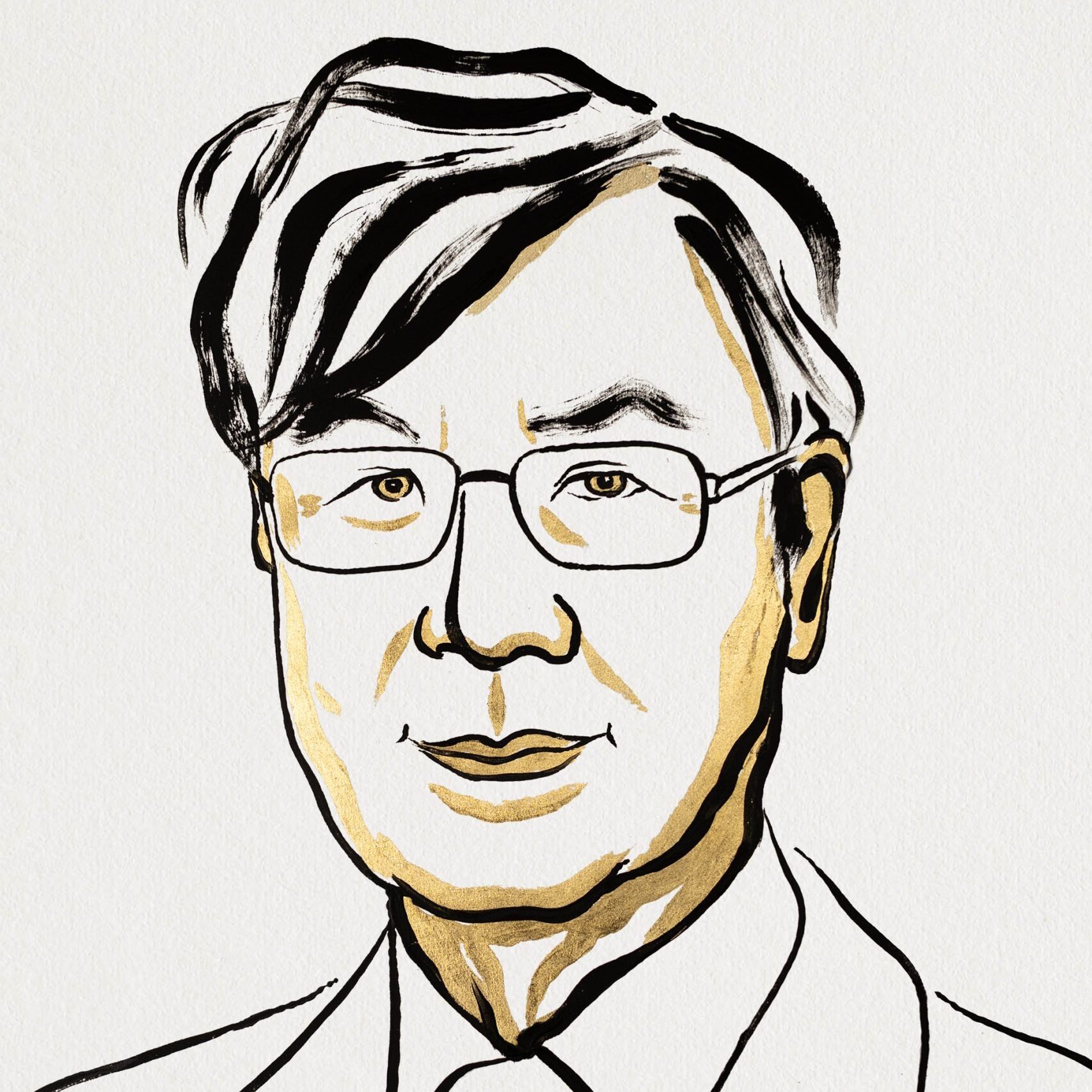 an illustration of nobel prize winner - Shimon Sakaguchi