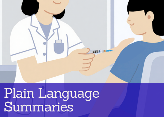 Healthcare professional communicating with a patient during treatment, representing clear and accessible medical information